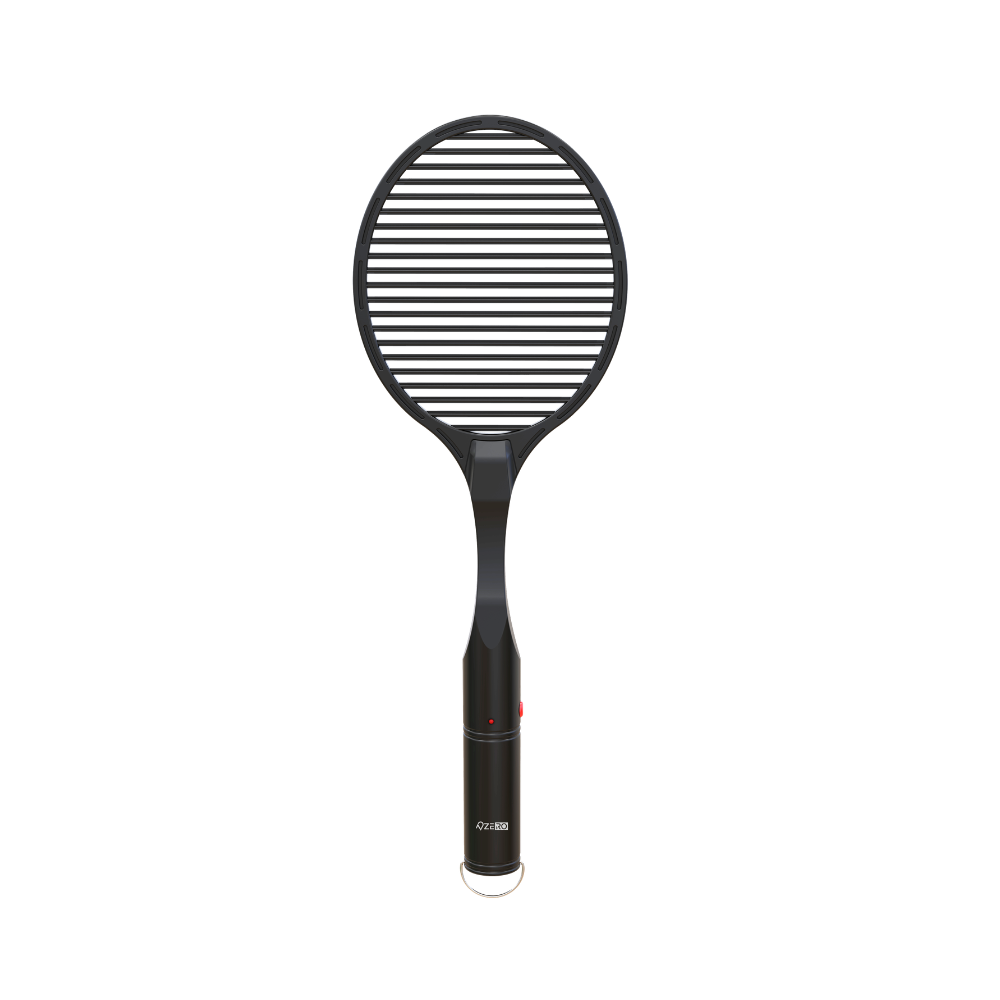 Close view of the ZAPPER+ mosquito swatter conductive thermoplastic grid